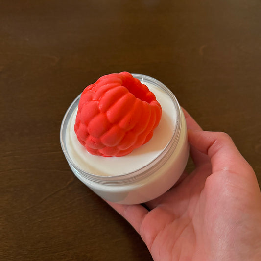 DIY raspberry parfait